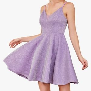 Ever-pretty, Lavender  cocktail  dress, 14